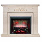 Каминокомплект Real Flame Malta 26 (белый)+Leeds 26 SD