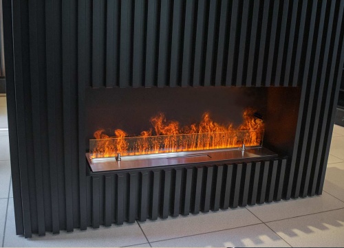 Электроочаг Schönes Feuer 3D FireLine 1000 Pro со стальной крышкой в Уфе