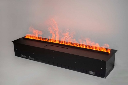 Электроочаг Schönes Feuer 3D FireLine 1000 Pro со стальной крышкой в Уфе