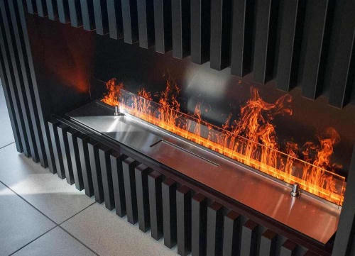 Электроочаг Schönes Feuer 3D FireLine 1000 со стальной крышкой в Уфе