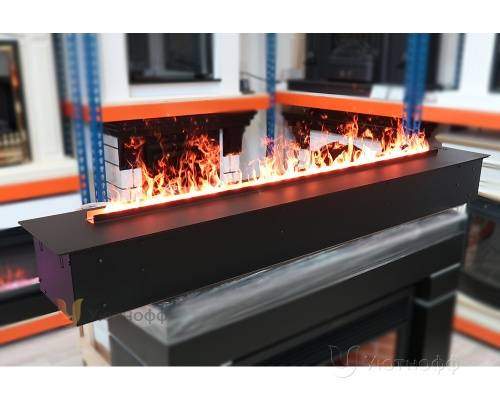 3D электроочаг Real Flame Line-S 150 3D Matte Black в Уфе