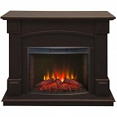 Каминокомплект Real Flame Carolina (темный орех)+Evrika 25,5 (Каролина)
